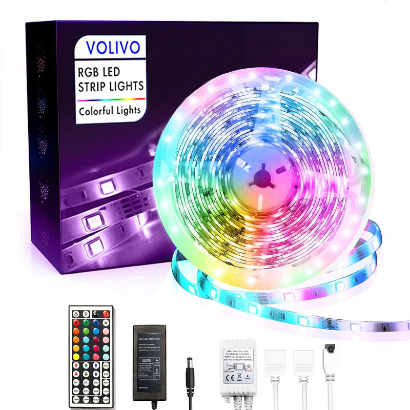 [AUSTRALIA] - Volivo Waterproof Led Lights for Bedroom 16.4ft Color Changing Strip Light Kit, 1 Roll of 16.4ft 