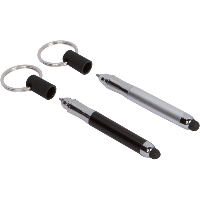 Stylus Pen Keychain (2 Pack) - No Touch, 2-in-1 Accessory - Mini Stylus Keychain Pen - 2 Pack