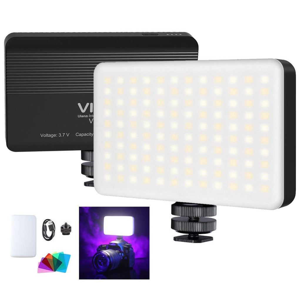 VIJIM VL120 Pocket Video Light, On-Camera Dual Color Temperature 3200K-6500K Soft Light Panel Portable Fill Light, 3100mAh USB-C Rechargeable Video Shooting Livestreaming Vlogging Accessories