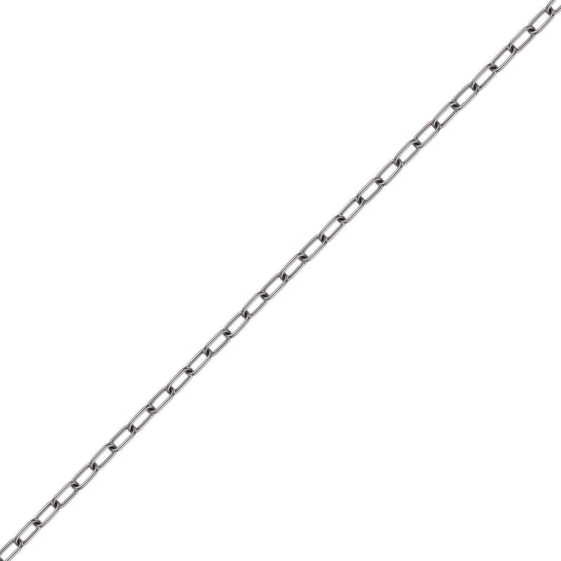 Stainless Steel Link Chain, 304 Stainless Steel Link Proof Coil Chain Heavy Duty Chains Hanging Safety Chain for Swing Plants Anti-Theft 5/64in-6.5ft