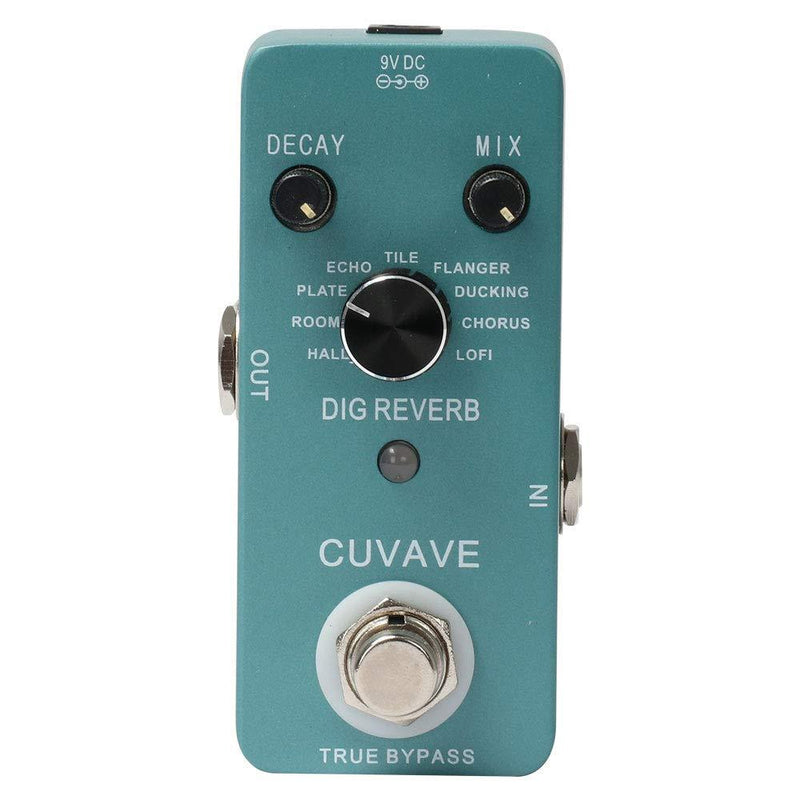 [AUSTRALIA] - Cuvave Electric Guitar Single Effect Pedal DIG REVERB 9 Reverb Types(without power supply) 