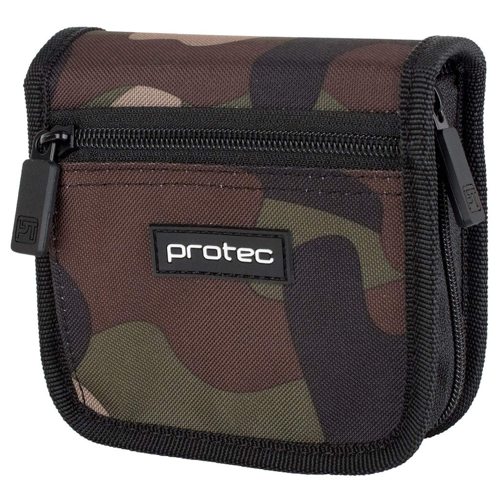 ProTec Double Trombone Mouthpiece Pouch with Zipper Closure, Model A222CAMO Camouflage