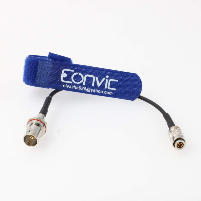 Eonvic HD SDI DIN 1.0/2.3 to BNC Female RG174 75ohm Cable for Blackmagic HyperDeck Shuttle straight DIN-female BNC 6 inch/15cm