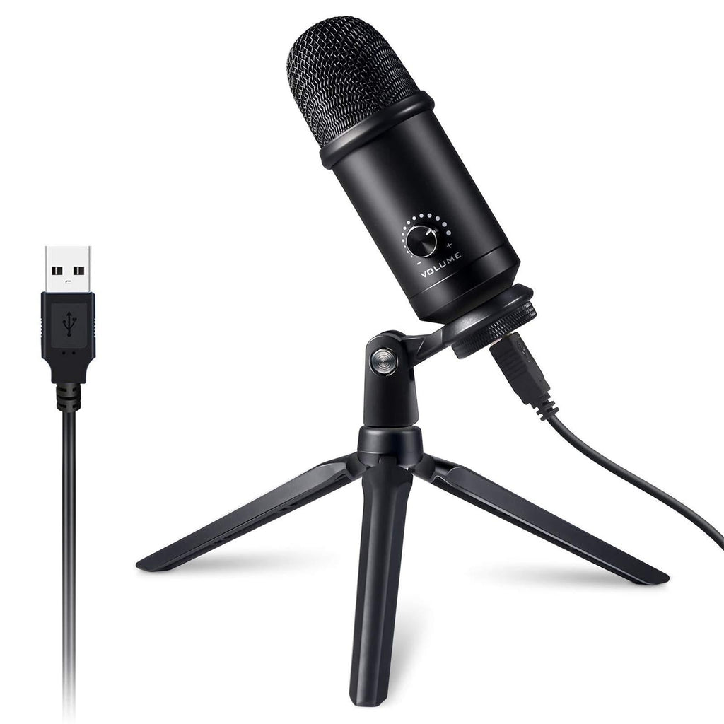 [AUSTRALIA] - Victure USB Microphone for Computer, Metal Condenser Recording Mic Kit for PC Laptop MAC or Windows Cardioid Studio Recording Vocals, Streaming Podcast and YouTube Videos Conference Gaming 