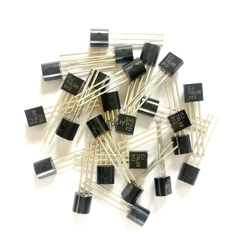 Todiys New 25Pcs for 78L05 CJ78L05 TO-92 Three-Terminal Low Current Positive Voltage Regulator CJ-78L05