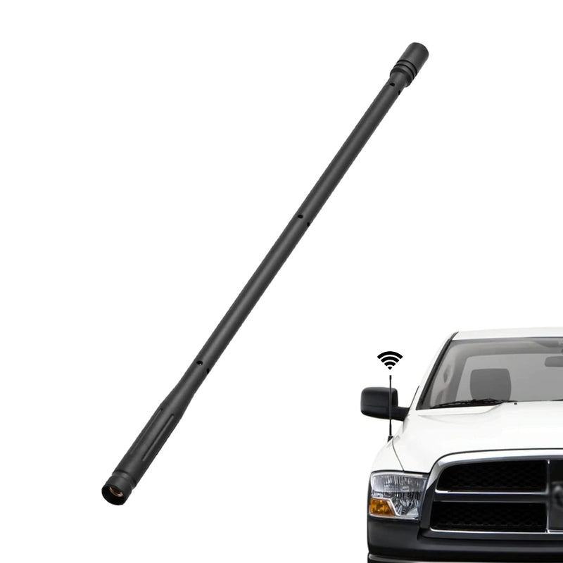 KSaAuto 13 Inch Antenna Fits for Dodge Ram 1500 2009-2021, Car Wash Proof Flexible Rubber Replacement Mast, Designed for Optimized Car Radio FM/AM Reception Compatible with Dodge Ram 1500 Truck