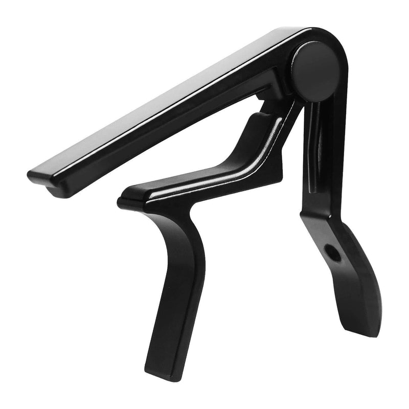 Guitar Capo for Acoustic and Electric Guitar,6-String Acoustic & Electric Guitar Capo, Tontomtp Guitar capo(Black)