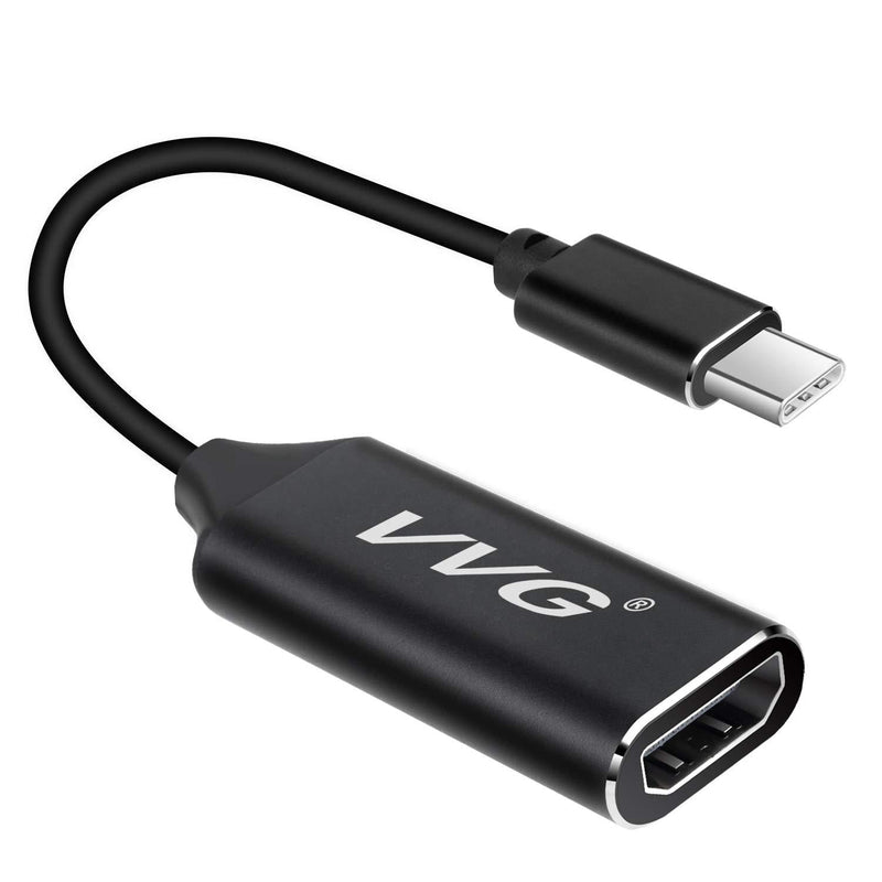 VVG USB Type C to HDMI Adapter Type-C HDMI Cable [4K UHD/Thunderbolt 3/USB 3.1] USB C HDMI Cable Compatible with MacBook Pro/MacBook Air/iPad Pro, Samsung Galaxy S20/S10/Note10 Other USB-C Devices