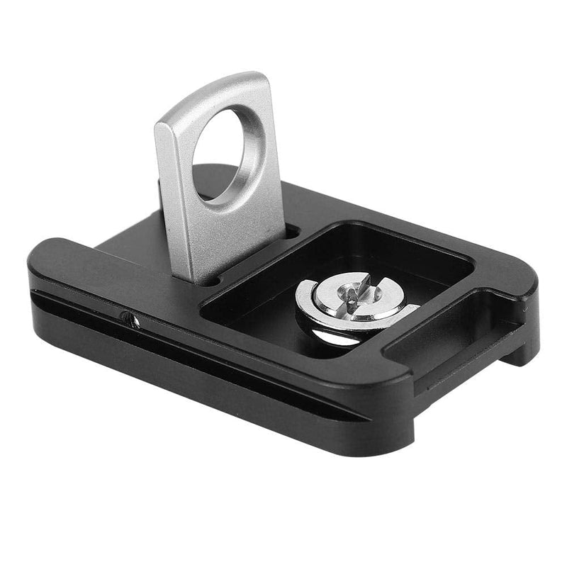 Quick Release Plate, QR-60 Aluminum Alloy Camera Universal Quick Shoe Plate with 1/4 Inch Screw Mount Tripod Plate & Strap Buckle for Arca-Swiss Tripod Ball Head