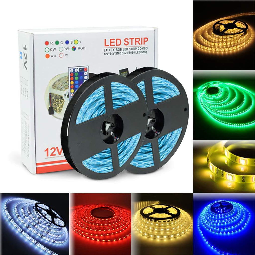 [AUSTRALIA] - LED Strip Lights 32.8ft, RGB Colored Rope Light Strip, Flexible LED Tape Light for Bedroom Home and Holiday Decoration，Strong 3M Adhesive Cutting Design Multicolor 