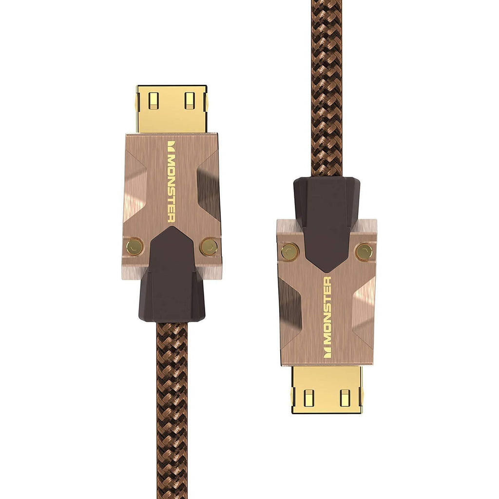 Monster M-Series 2000 Certified Premium HDMI 2.0 4K 60Hz, 25 Gbps, Zinc Alloy Connector, Vgrip, Braided Jacket 1.5 m (4.9 ft), 25 Gbps