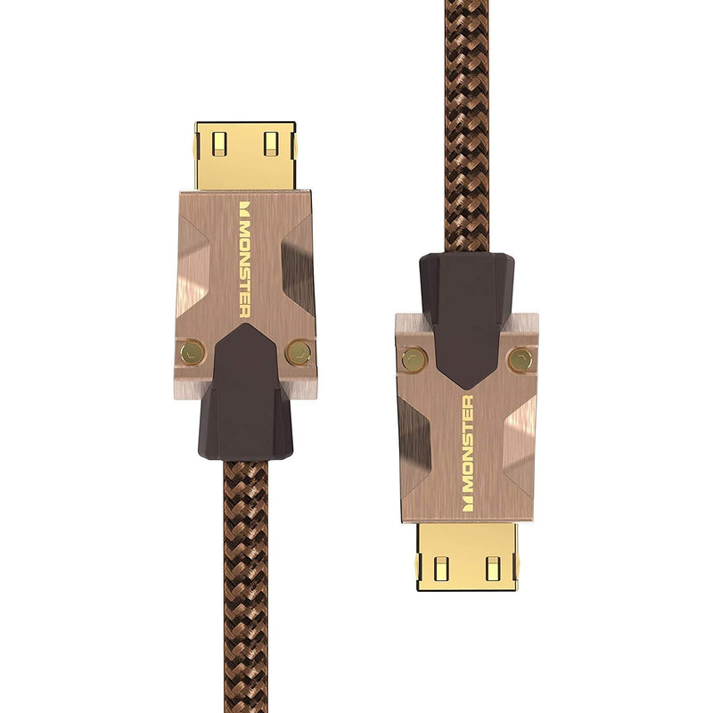 Monster M-Series 2000 Certified Premium HDMI 2.0 4K 60Hz, 25 Gbps, Zinc Alloy Connector, Vgrip, Braided Jacket 1.5 m (4.9 ft), 25 Gbps
