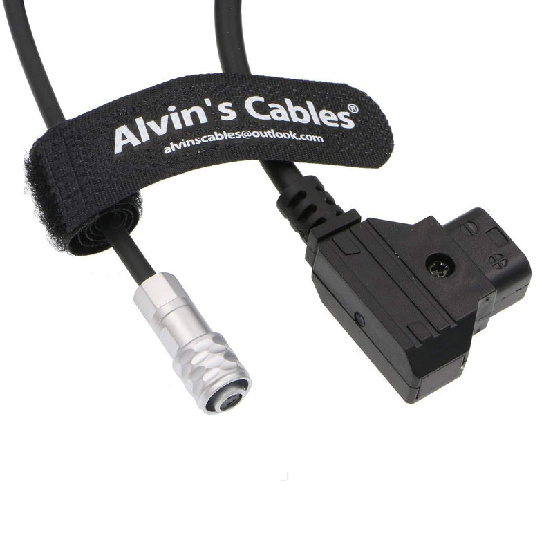 Alvin's Cables BMPCC 4K to AlvinTap Protective DTap Power Cable for Blackmagic Pocket Cinema Camera 4K Gold Mount V-Mount Battery Weipu 2 Pin Female to P-Tap