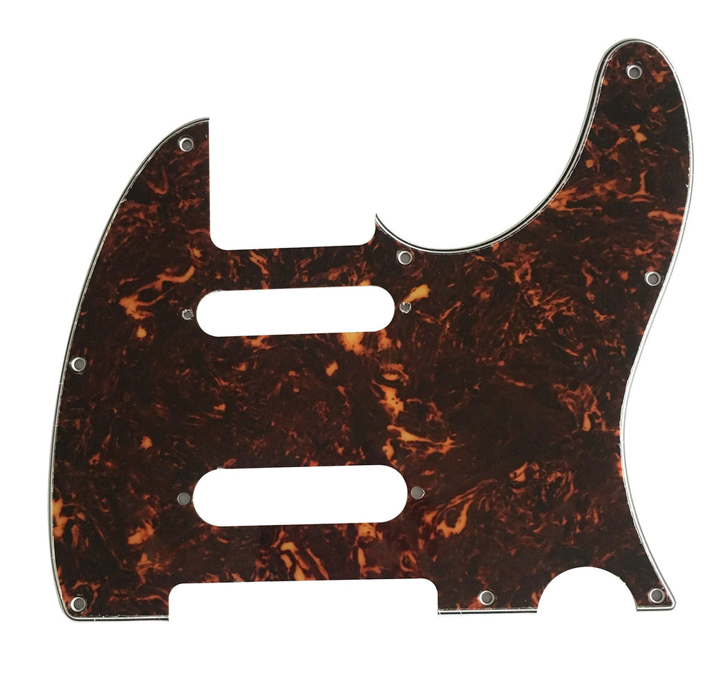 Custom Guitar Pickguard For Fender Telecaster Nashville Tele SS Scratch Plate (4 Ply Brown Tortoise) 4 Ply Brown Tortoise