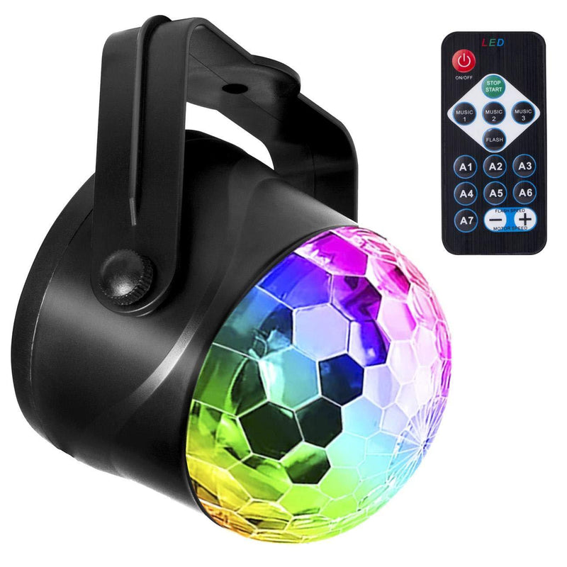 [AUSTRALIA] - Mini Disco Ball Party Stage Lights Remote Control Dj Lights Dancing Home Room Parties Christmas Party KTV Bar Birthday 80s 