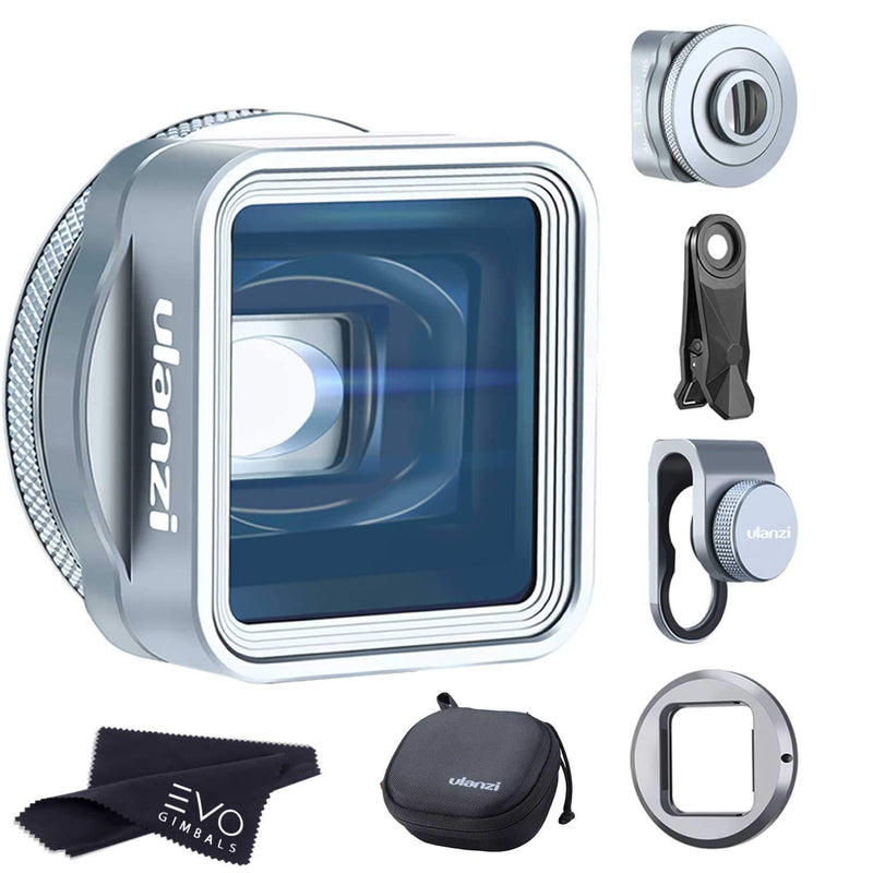ULANZI 1.33XT Anamorphic Lens Kit for Smartphones | Film-Making Lens for Widescreen 21:9 Cinematic Style Video (1.33XT Lens Kit) 1.33XT Lens Kit