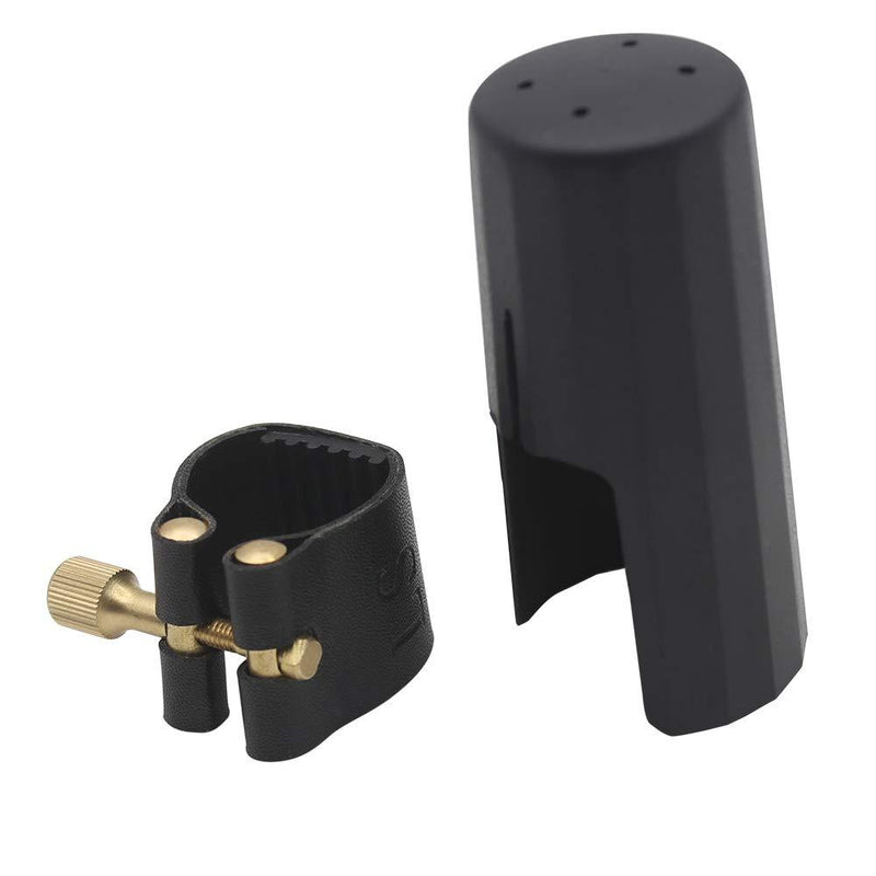 Mowind Leather Ligature Fastener with Plastic Cap for Clarinet Bakelite Mouthpiece Durable