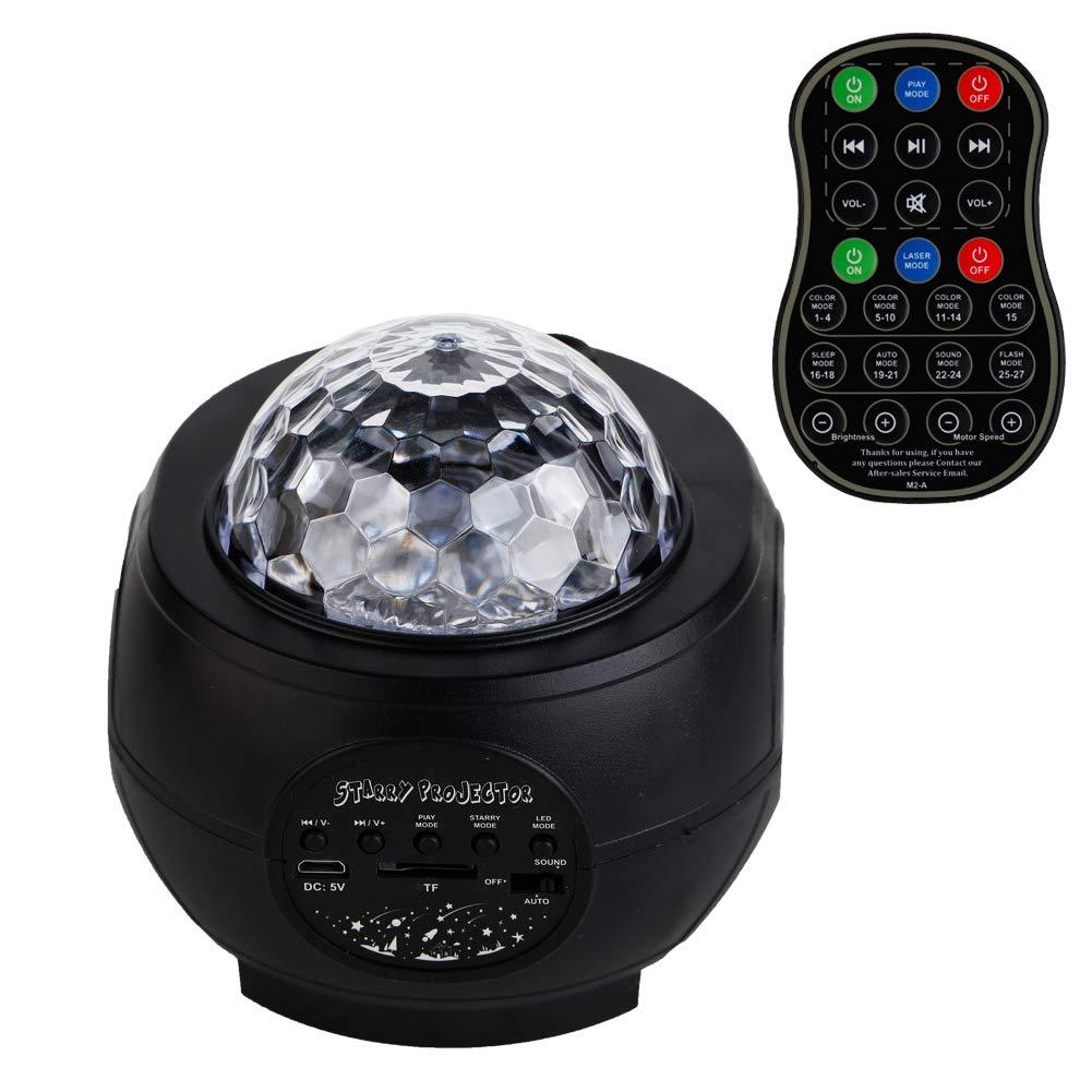 [AUSTRALIA] - Star Projector Night Light for Kids,HLLKYYLF Skylight Projector with Bluetooth Speaker, Voice Control&Remote Control,Rotating LED Ocean Wave Galaxy Projector for Bedroom Adults As Birthday Party Gifts 