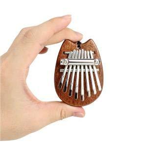 beiyoule 8 Key Mini Kalimba Exquisite Finger Thumb Piano Professional Beginners Musical Instruments cat shape