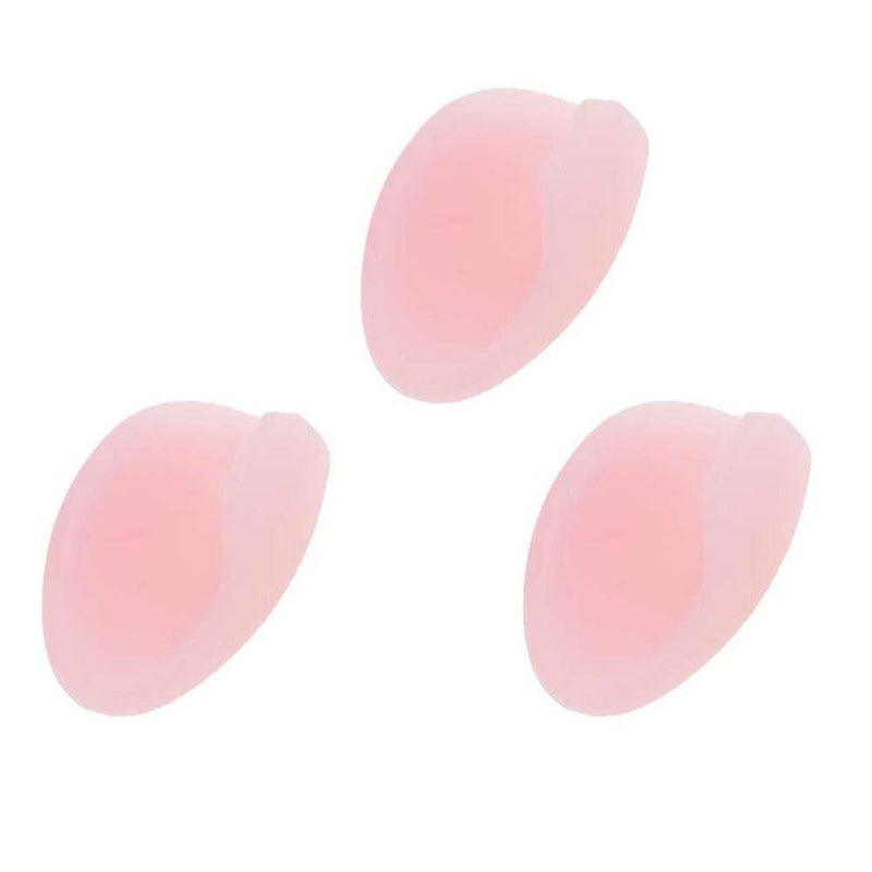 Jiayouy 3pcs Flute Thumb Rest Cushion Soft Silicone Finger Cover for Flute Wind Instrument Light Pink