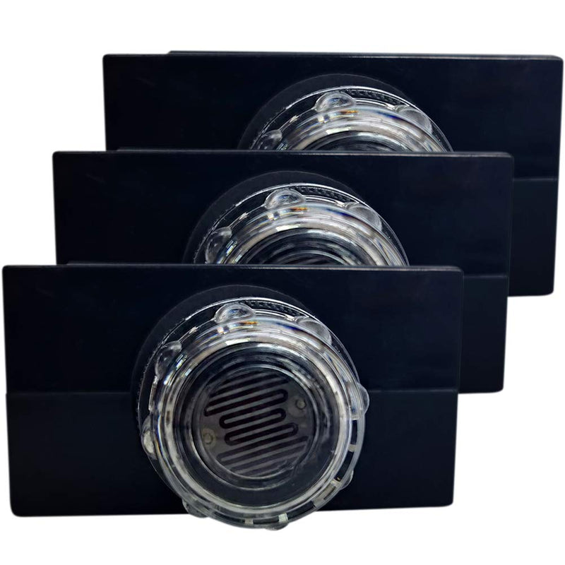 CHISWEAR Light Photocell Sensor Direct Wire-in Thermal Photocontrol, Dusk to Dawn Photoelectric Switch, 50/60Hz, Hard-Wired, Auto On/Off,120V,Outdoor Post Eye Light Control Jl-103a-3pc
