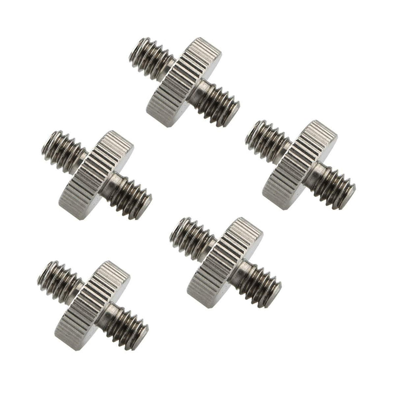 NICEYRIG Tripod Mounting Screw Camera Rig Accessories Connector, 1/4 Inch Male to 1/4 Inch Male - 1828