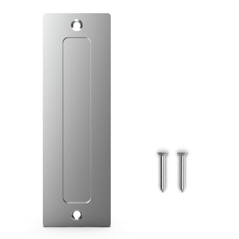 [AUSTRALIA] - Orgerphy Stainless 7” Barn Door Handle Finger Pull Set (1 Pack)| Heavy Duty Modern Simple Invisible Handle for Gates Garages Sheds Barn Door, Pocket Door | with Flat Bottom Easy to Install 1 