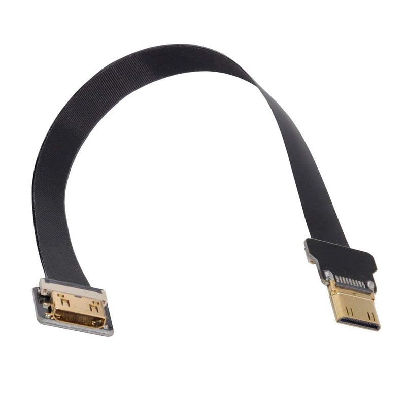 Xiwai CYFPV Mini HDMI Male to Mini HDMI Female Extension FPC Flat Cable 1080P for FPV HDTV Multicopter Aerial Photography (0.2m) 20CM
