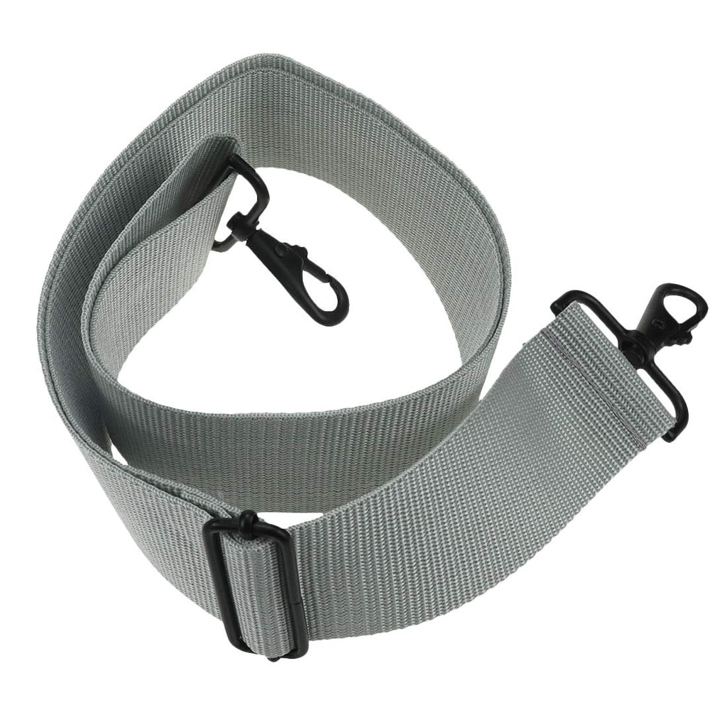 Yootop Snare Drum Sling Strap, 27.5 to 54 Inch Adjustable in Length Nylon Fiber Braided Belt for Marching Drum, Grey