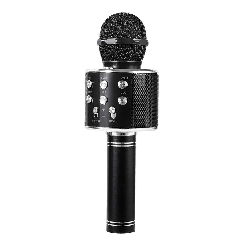 [AUSTRALIA] - Wireless Bluetooth Microphone,Compatible with Android&iOS,Handhold Mic for Company Meeting,Home KTV Party, Thanksgiving & Christmas (Black) 