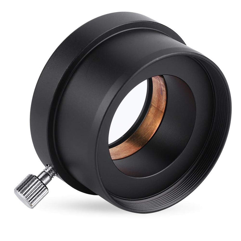 Bigking 2 to 1.25 Telescope Adapter,2" to 1.25" Telescope Eyepiece Mount Adapter Black Metal Accessories Adaptor