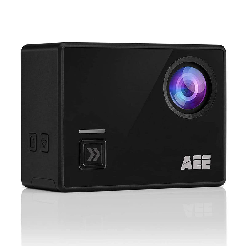 AEE Shadow Action Camera 4K Ultra HD Waterproof 130 ft Camcorder 1.8“ Touchscreen Time Lapse Sports Camera Built-in WiFi