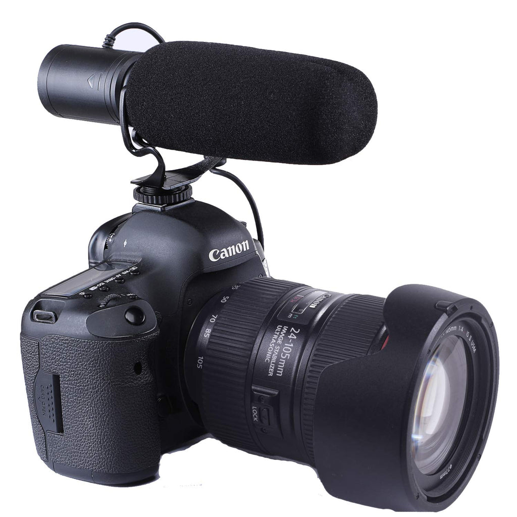 Nicama SGM5 Cardioid Condenser Interview Microphone for DSLR Camera Nikon Canon Sony Mirrorless Camera DV Camcorder