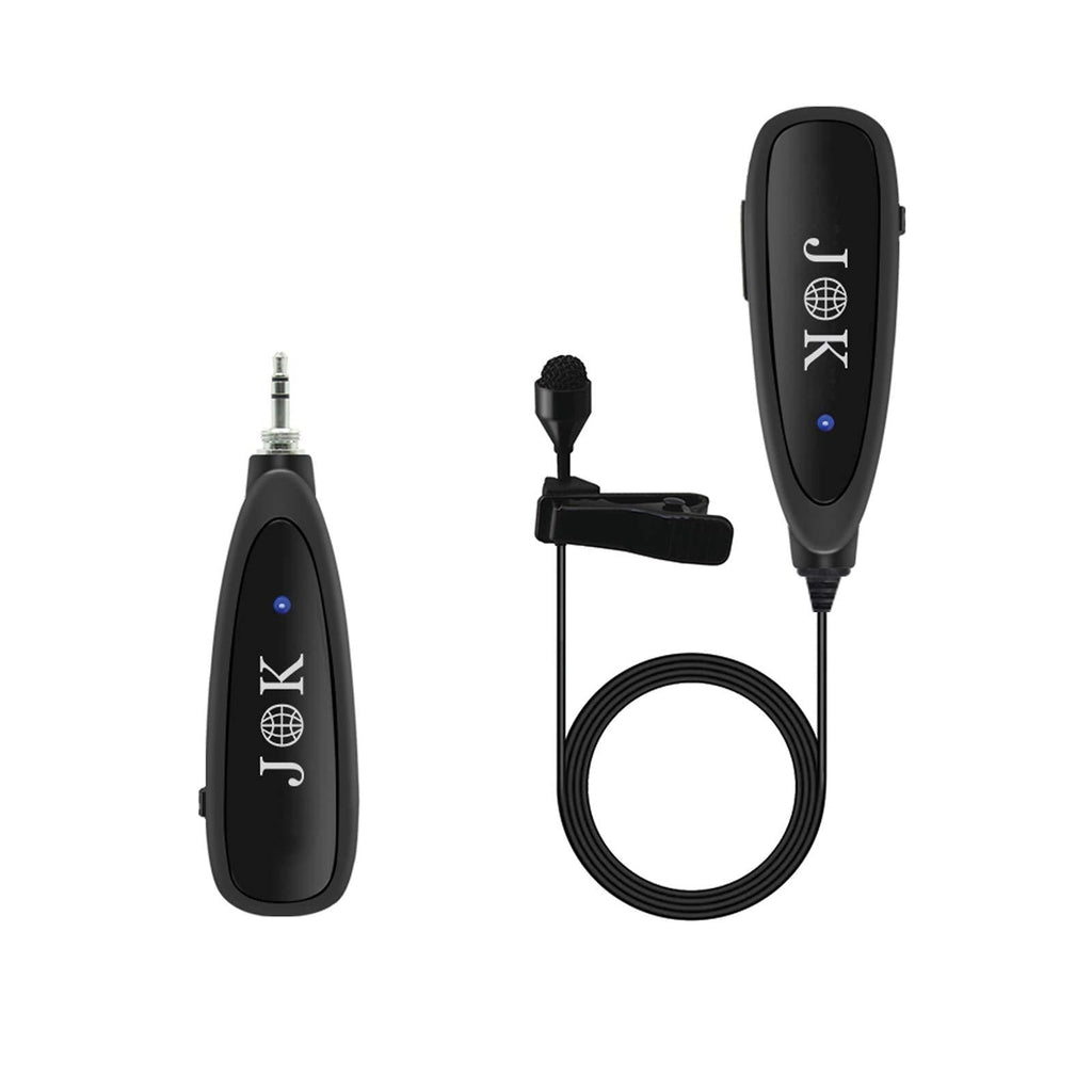 [AUSTRALIA] - JK MIC-J 044 Wireless Lavalier Microphone Compatible with iPhone, iPad, Android Phone, Laptop, Computer, Camera, Voice Amplifier, 2.4G Wireless Clip-on Lapel Micropone 