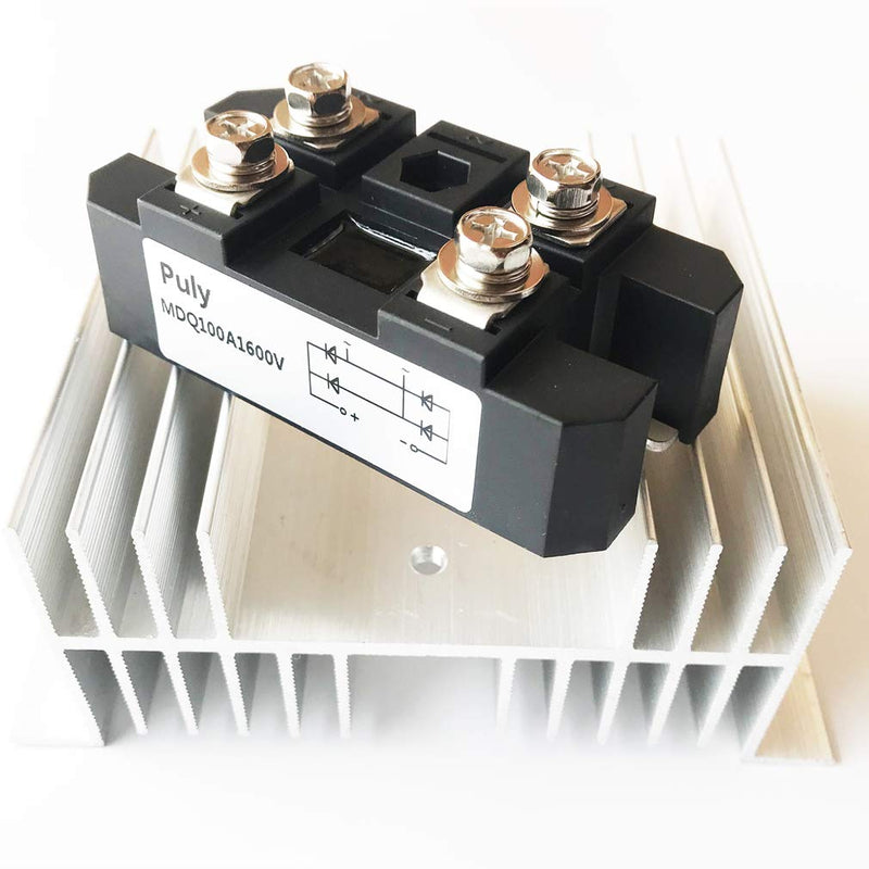 Puly Bridge Rectifier MDQ-100A 100A 1600V Full Wave diode Module one Phase with Radiator
