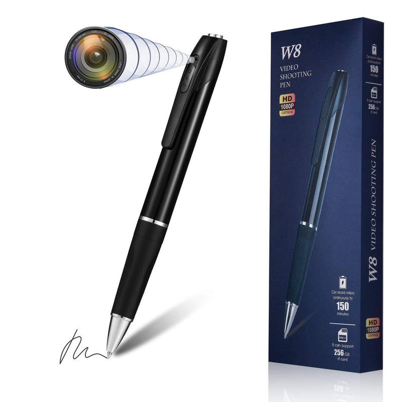 Hidden Spy Camera Pen Nanny Camera Pen HD 1080P, Spy Kit Body Camera Portable Pocket Mini Camera 150 Minutes Battery Life with 32GB SD Card