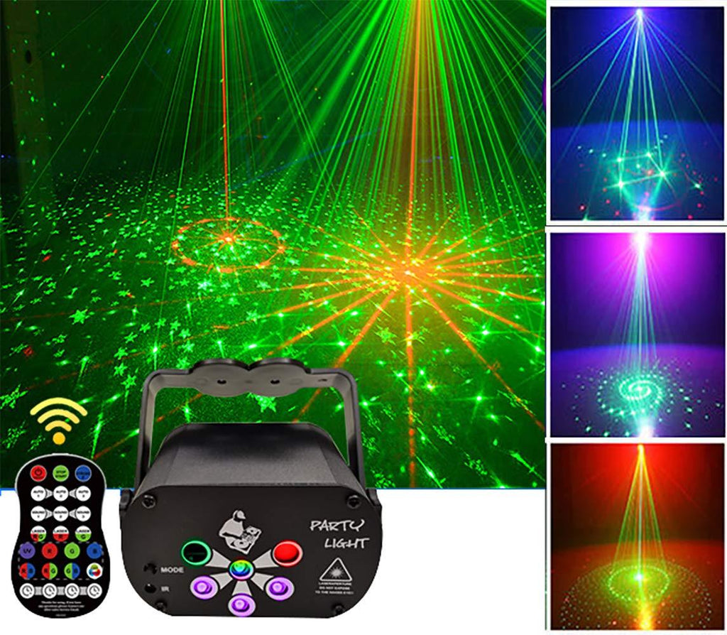 projector light DJ Disco Stage Lights Led Karaoke Strobe Perform for Stage Lighting with Remote Control for KTV Parties Birthday Wedding Xmas Decorations lights