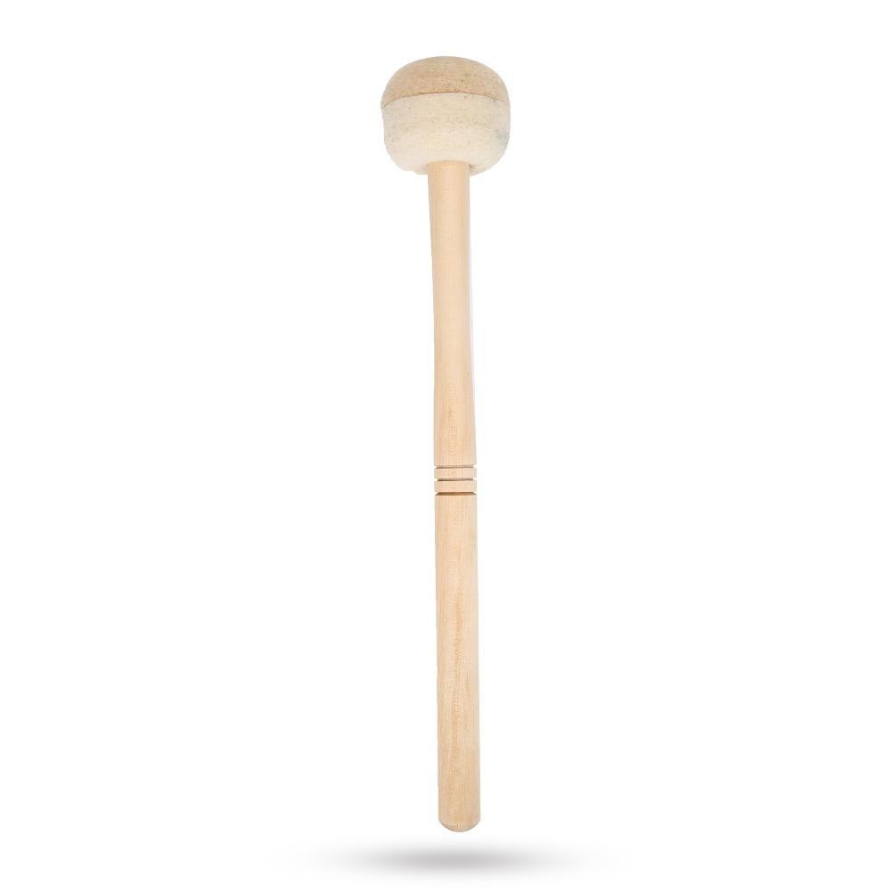 Drum Mallet - Durable Bass Drum Percussion Sticks Mallet with Wood Handle Wool Felt Head Drum Accessory