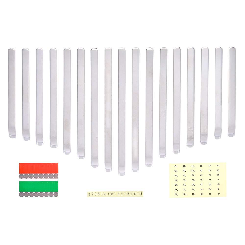 LingTing 17 kalimba keys Thumb piano Keys Replacement Kit