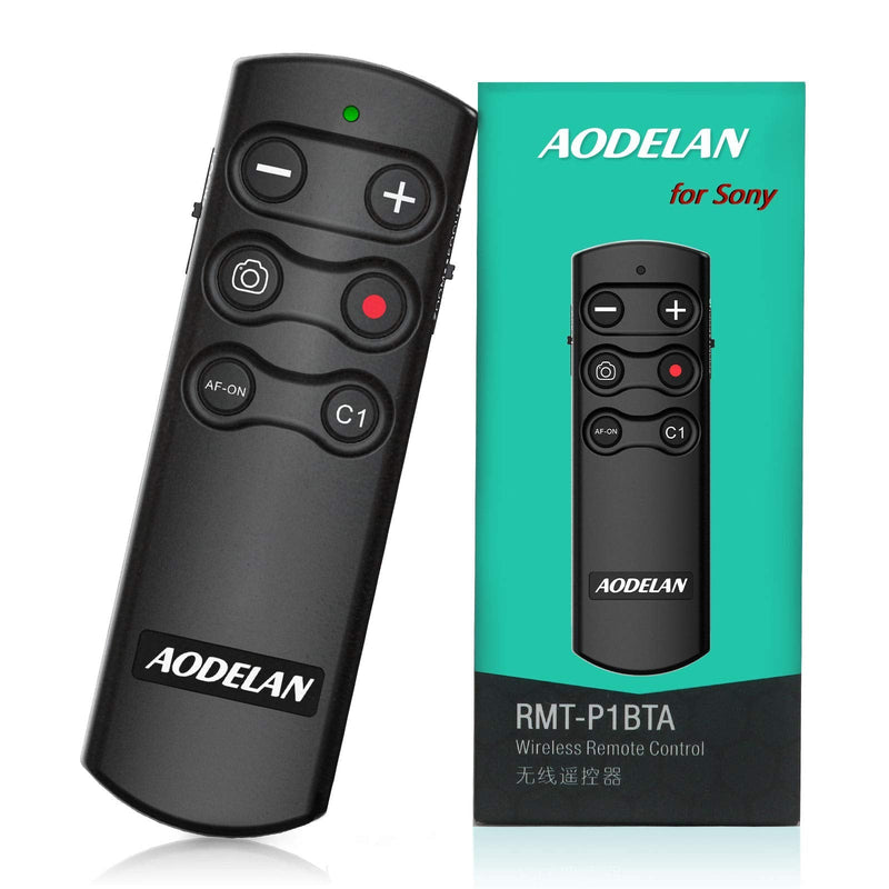 AODELAN Wireless Remote Control Camera Shutter Release for Sony ZV-E10, ZV-1, A7SM3, A7C, A7RIV, Alpha 9,7R IV,7R III, 7 III, 6600, 6400, 6100, 9 II, RX0 II, RX100 M7; Replces Sony RMT-P1BT