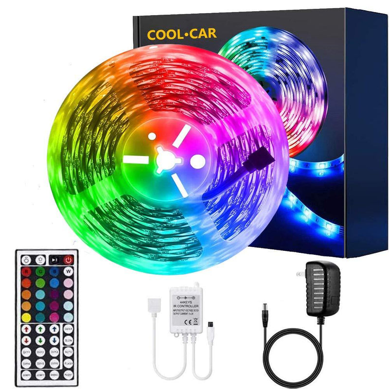 [AUSTRALIA] - COOL·CAR Led Strip Lights 16.4ft, for Home, Kitchen, Bedroom, Dorm Room, Remote Control, RGB 