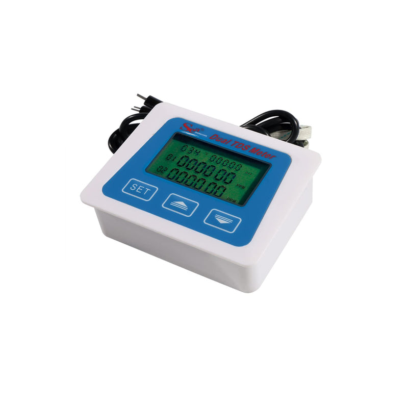 GREDIA Digital LCD Display Water Liquid Control Flow Sensor Flowmeter Quantitative Controller