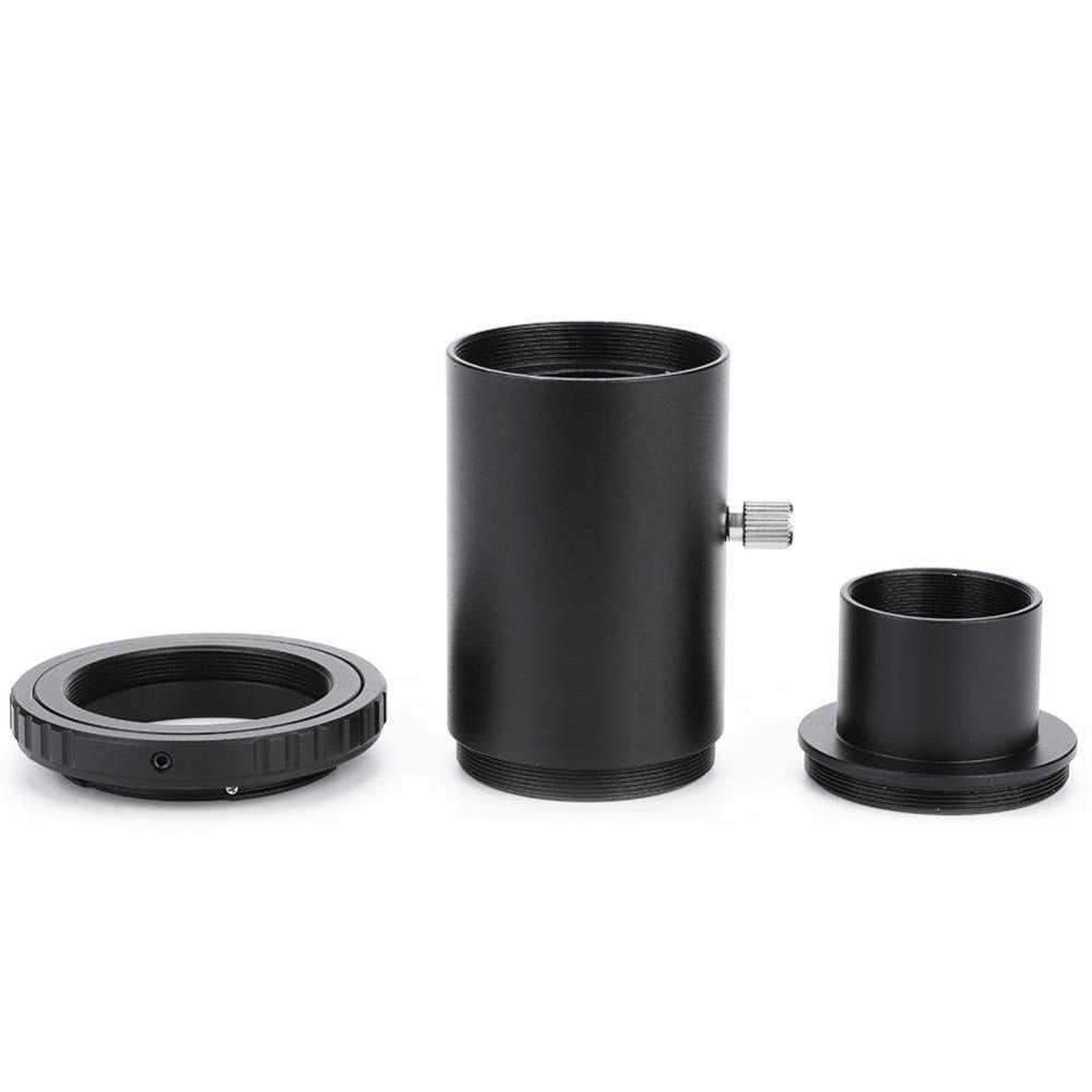 Bindpo Camera Adapter, Astronomical 1.25 inch Telescope Eyepiece Extension Tube Adapter with Standard M42 Filter Threads & T2 Ring Lens Adapter, for Nikon F Mount Camera