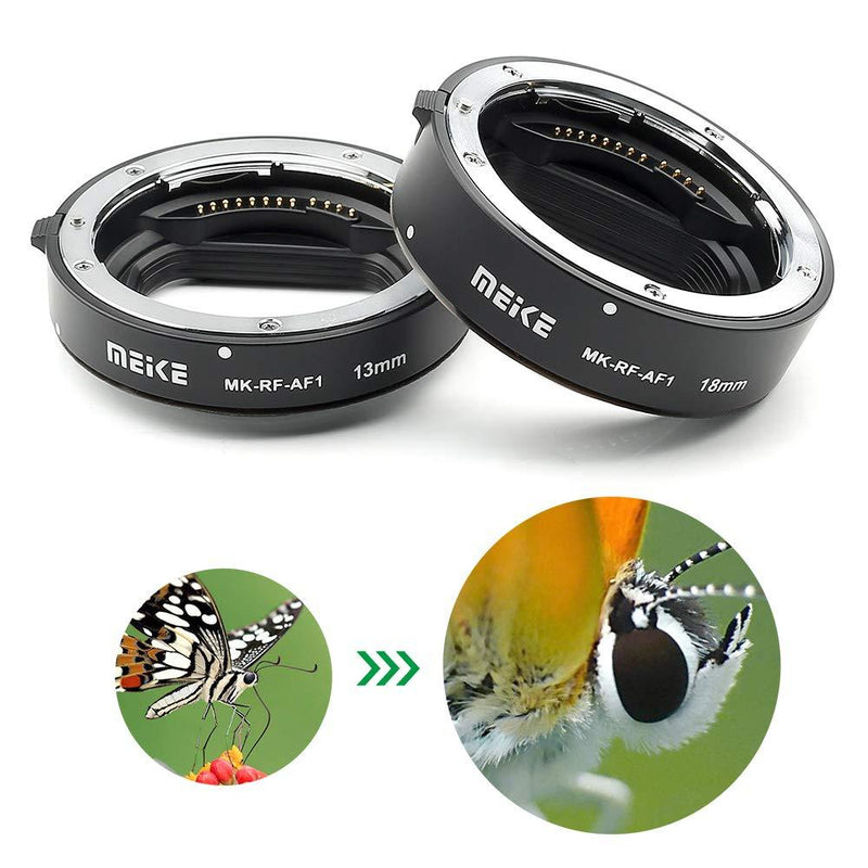 Extension Tube, Auto Focus Macro Extension Tube Set for Canon EOS RF-Mount Mirrorless Cameras(13mm 18mm)