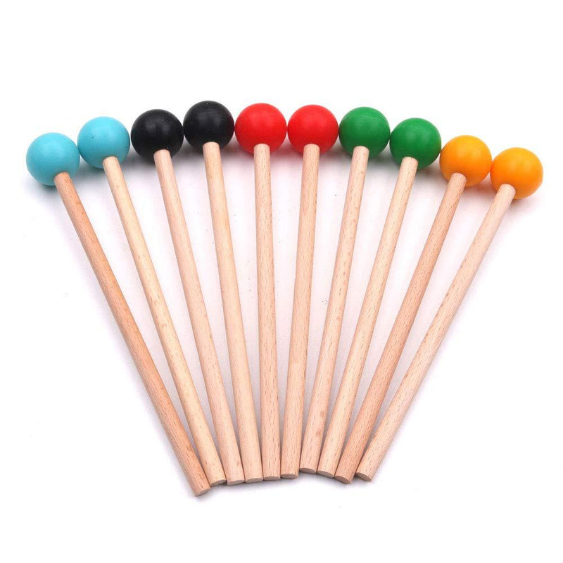 Tzong 2Pcs 7.28" Long Red Marimba Sticks Mallets Xylophone Piano Hammer Percussion Instrument Accessories