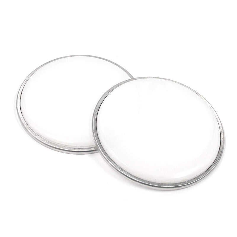 FarBoat 2Pcs 6inch Drum Practice Pad White