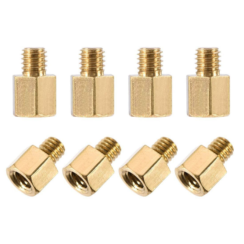 uxcell M3x5mm+3mm Male-Female Brass Hex PCB Motherboard Spacer Standoff for FPV Drone Quadcopter, Computer & Circuit Board 20pcs