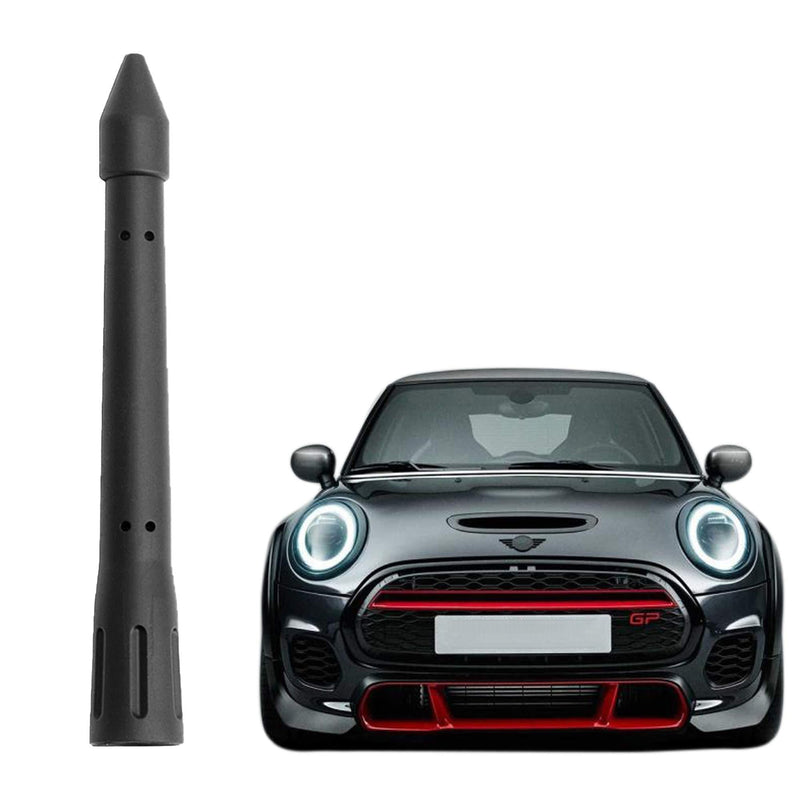 VOFONO 4.5 Inch Short Antenna Fit for Mini Cooper 1999-2020 | Bullet - Tipped Rubber Antenna Replacement | Designed for Optimized AM/FM Signal Reception