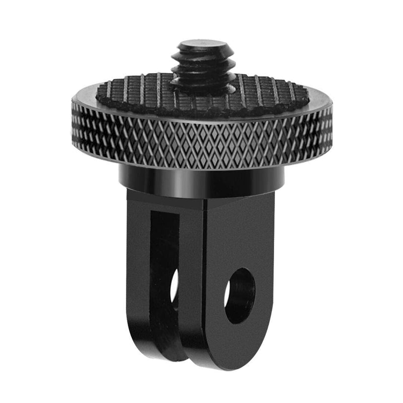 [AUSTRALIA] - FEICHAO Aluminum CNC Quick Release Tripod Mount with 1/4 Adapter Buckle Base Interface Compatible for Hero 8 7 6 5 4 3 and Other Sports Camera (1/4 Adapter) 