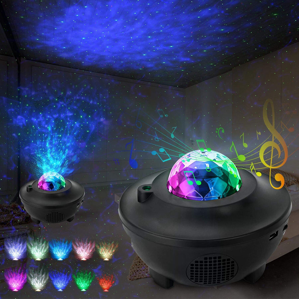 [AUSTRALIA] - SEATANK Star Projector Galaxy Projector 3 in 1 Projector Night Light with Bluetooth remote control Hi-Fi Speaker for Kid's Bedroom/Game Rooms/Home Theatre/Party Birthday Gifts. 